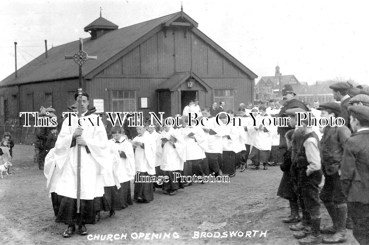 SP 782 - Church Opening, Brodsworth, Yorkshire