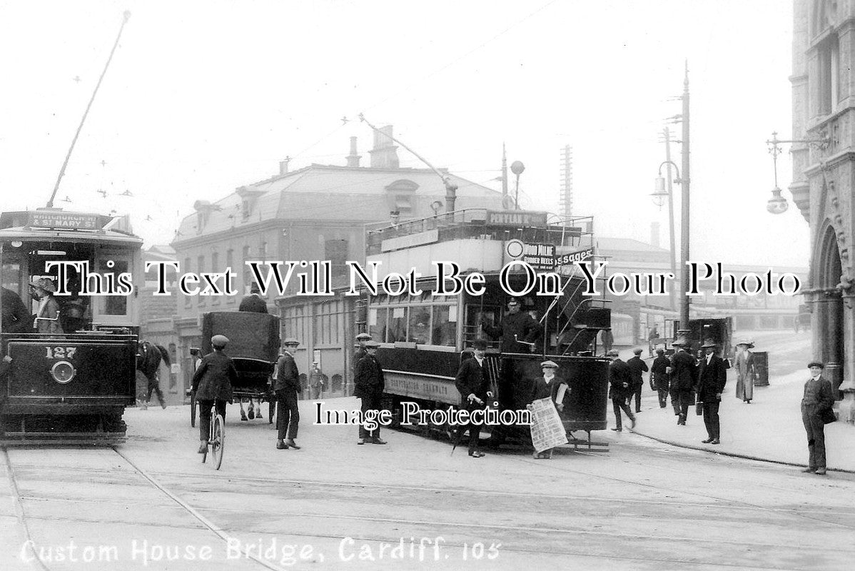 SP 786 - Custom House Bridge, Cardiff, Wales
