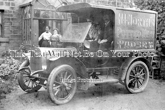 SP 859 - H. Morris Butchers Delivery Van, Pudsey, Yorkshire