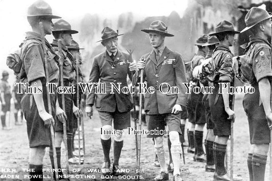 SP 887 - HRH The Prince Of Wales & Sir Baden Powell Scouts