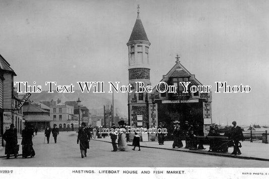 SP 90 - Lifeboat House & Fish Market, Hastings, Sussex