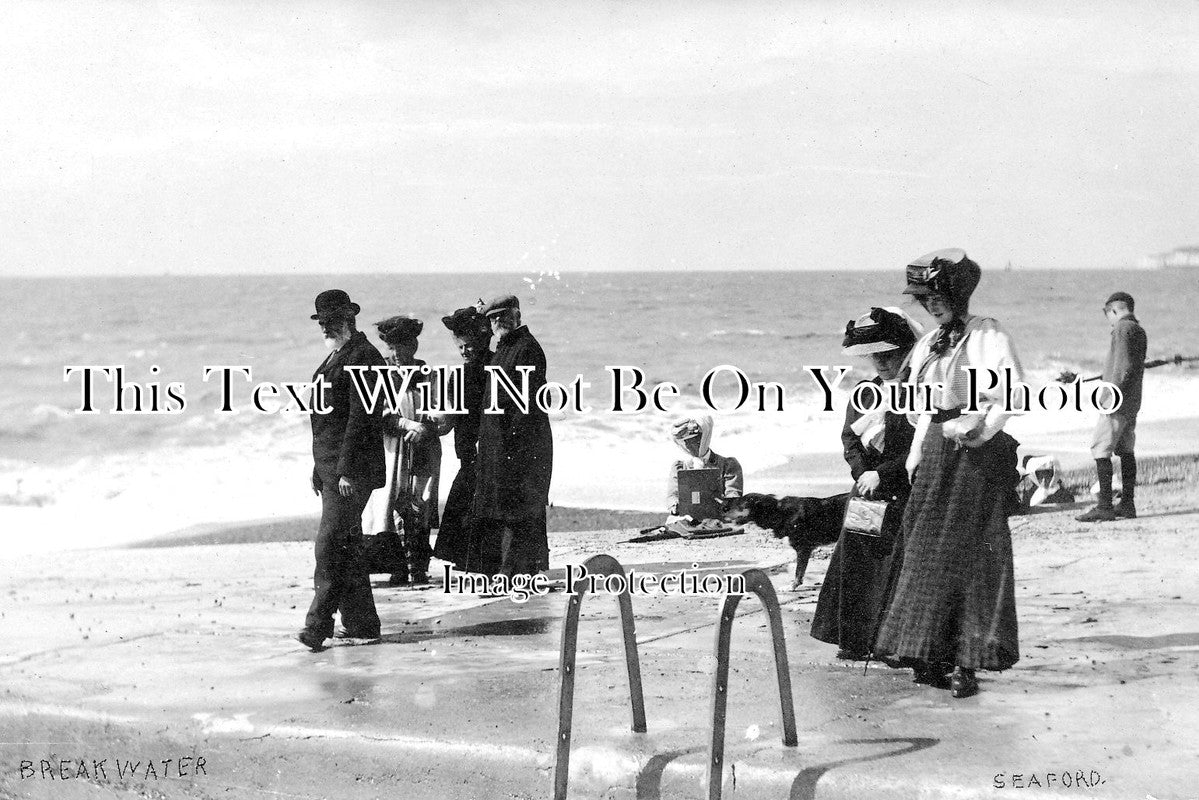 SP 914 - Breakwater, Seaford, Sussex