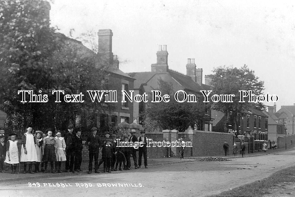 ST 102 - Pelsall Road, Walsall, Staffordshire c1912