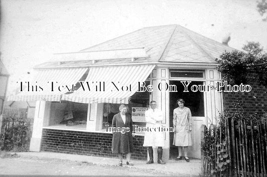 ST 105 - Butchers Shop, Barlaston, Staffordshire c1925