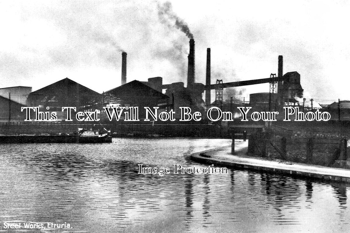 ST 1058 - Steel Works, Etruria, Staffordshire