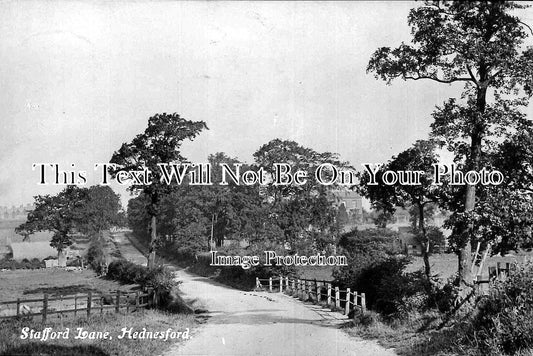 ST 107 - Stafford Lane, Hednesford, Staffordshire c1915