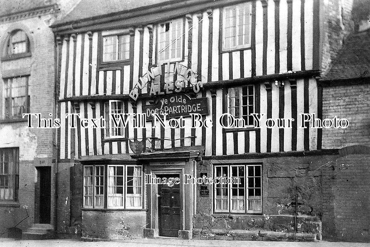 ST 110 - Ye Olde Dog & Partridge Pub, Tutbury, Burton On Trent, Staffordshire