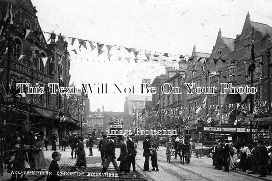 ST 111 - Coronation Decorations, Wolverhampton, Staffordshire