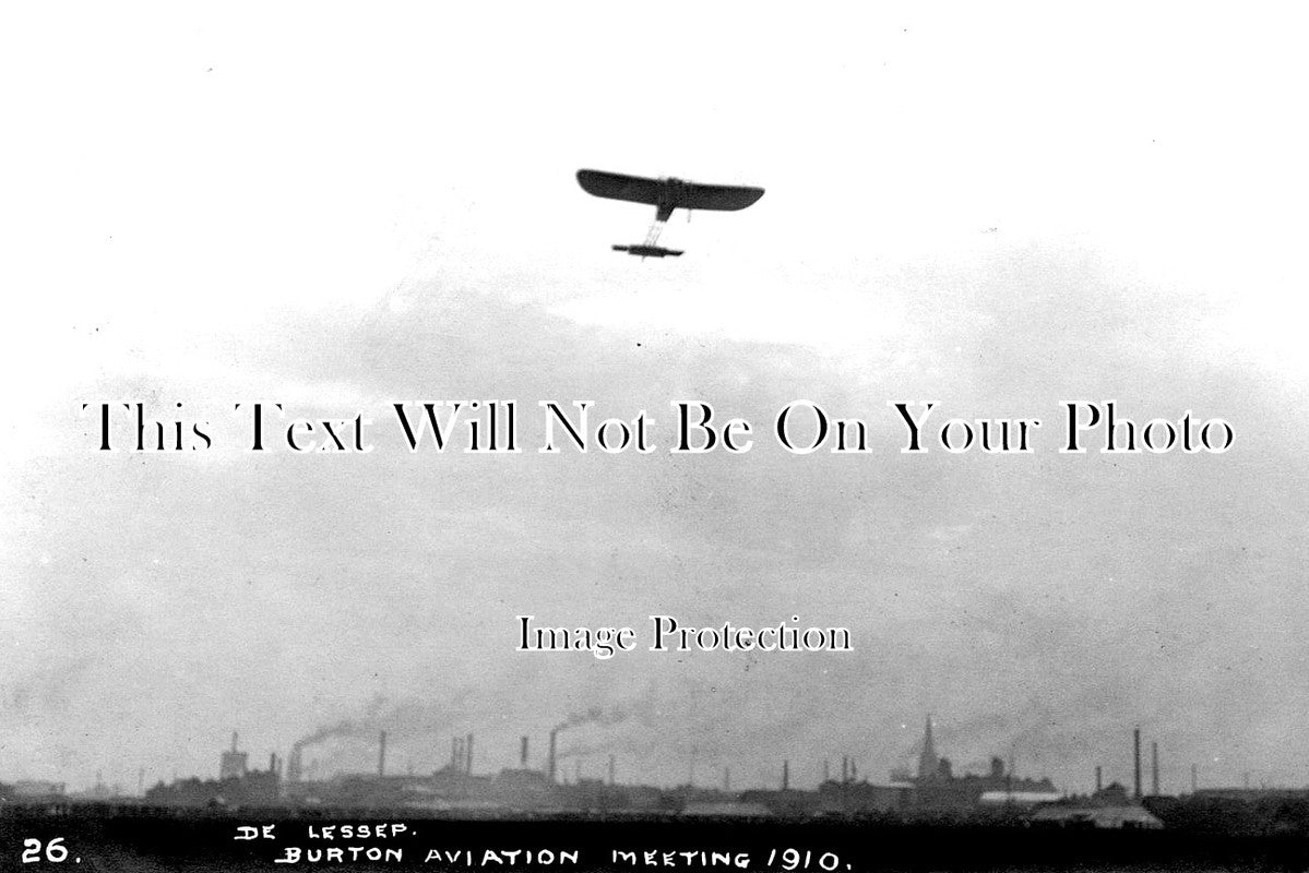 ST 1112 - De Lesseps, Burton Aviation Meeting, Staffordshire 1910