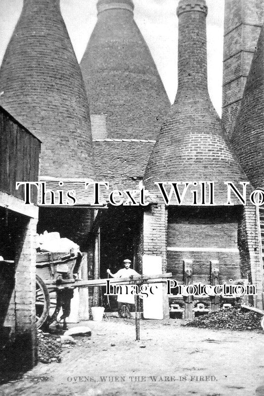 ST 1121 - Pottery Ovens, Staffordshire c1910