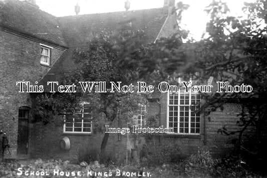 ST 1126 - School house, Kings Bromley, Staffordshire c1915