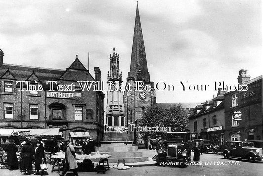 ST 113 - Market Cross, Uttoxeter, Staffordshire c1940