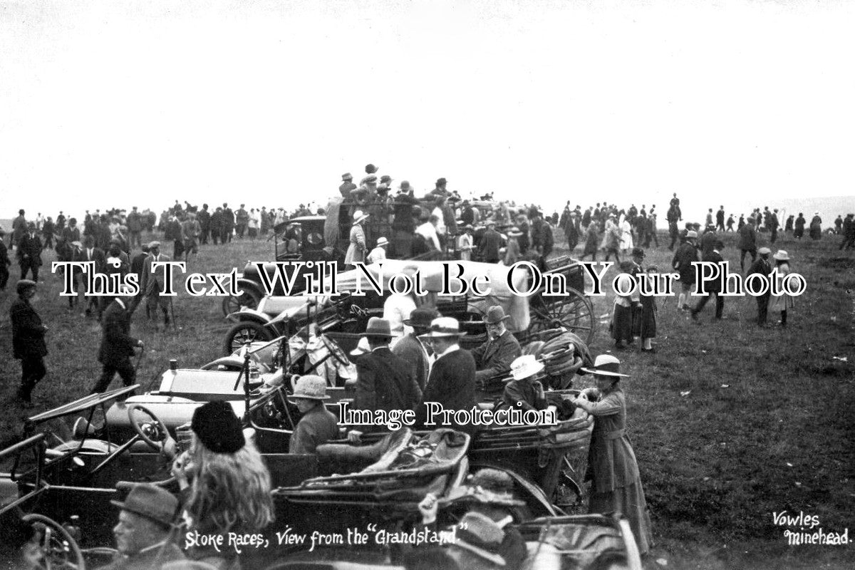 ST 1157 - Stoke Races From The Grandstand, Staffordshire