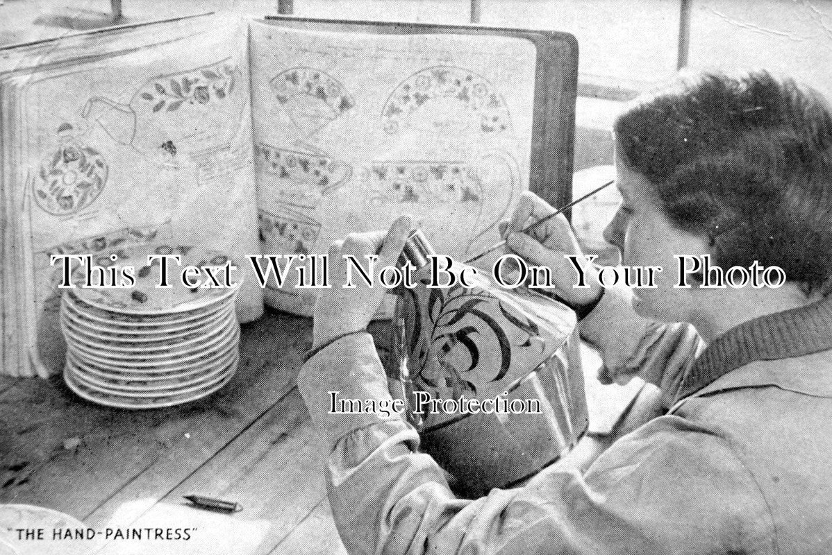 ST 1165 - The Hand Paintress, Staffordshire Pottery