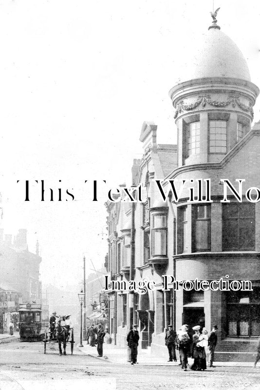 ST 1172 - Market Street, Longton, Staffordshire c1906