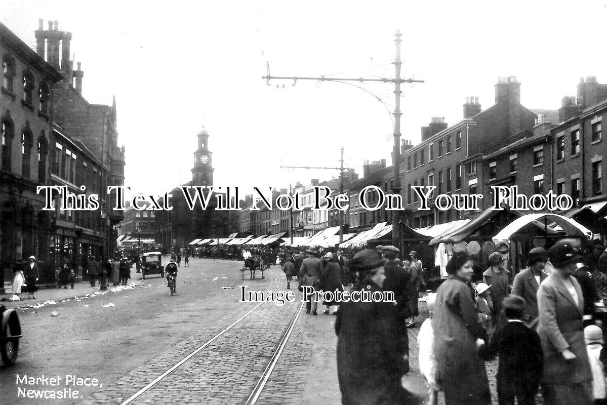 ST 1176 - Market Place, Newcastle Under Lyme, Staffordshire