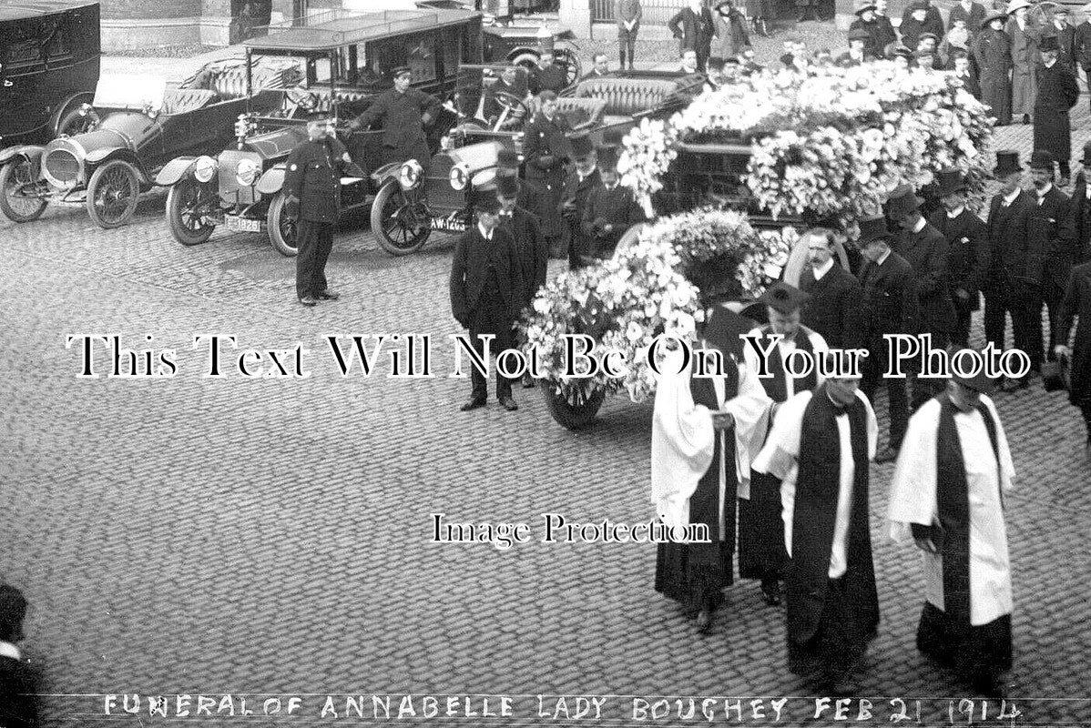 ST 1191 - Funeral Of Annabell Lady Boughey, Forton, Staffordshire 1914