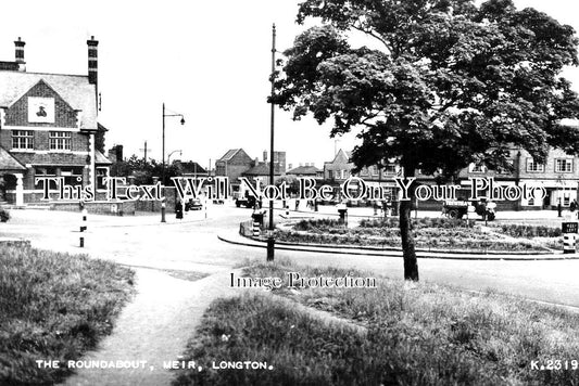 ST 1234 - The Roundabout, Meir, Longton, Staffordshire c1951