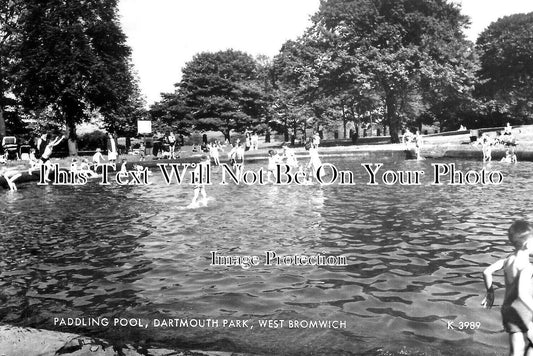 ST 1241 - Paddling Pool, Dartmouth Park, West Bromwich, Staffordshire