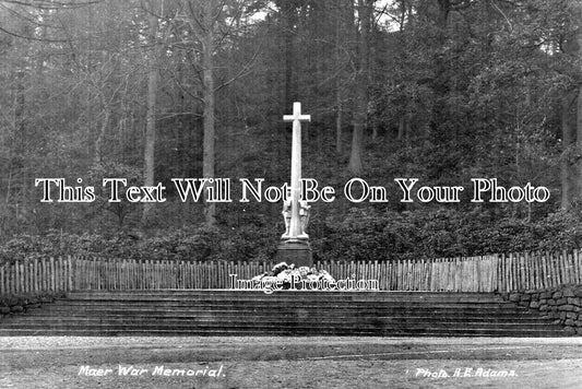 ST 1243 - Maer War Memorial, Staffordshire WW1