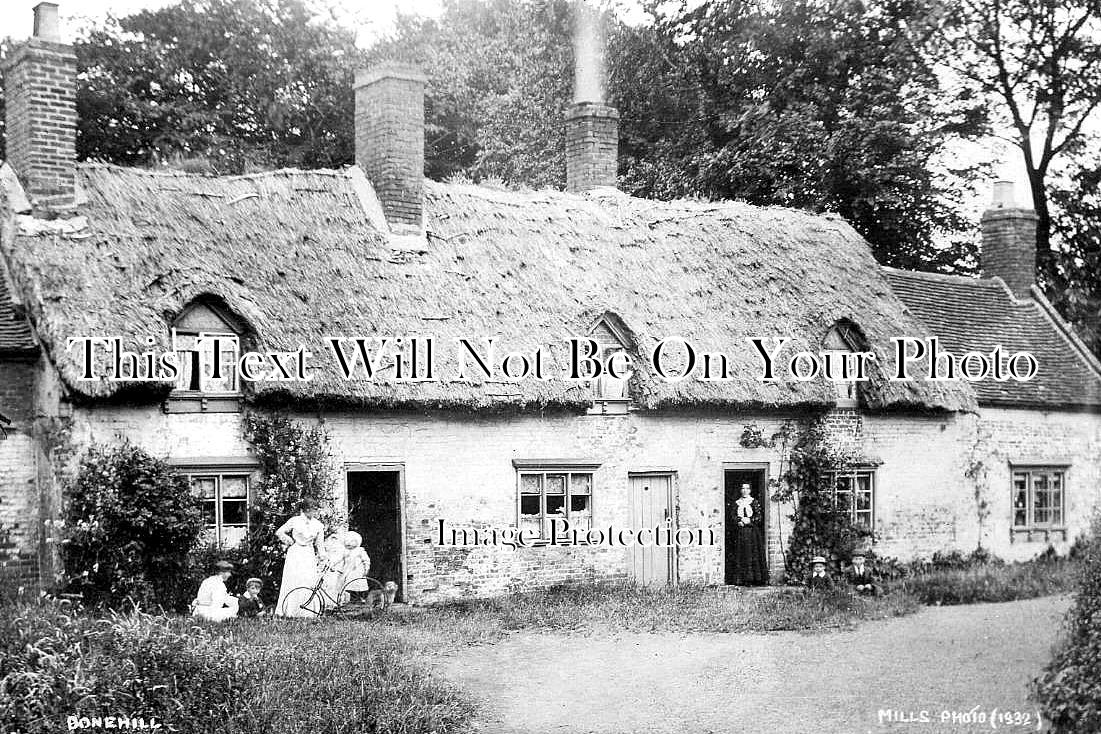ST 1250 - Cottages, Bonehill, Lichfield, Staffordshire
