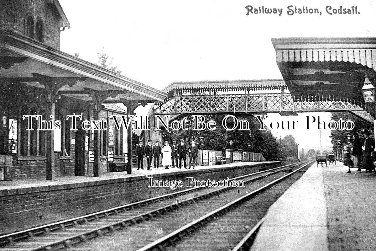 ST 1257 - Codsall Railway Station, Staffordshire – JB Archive