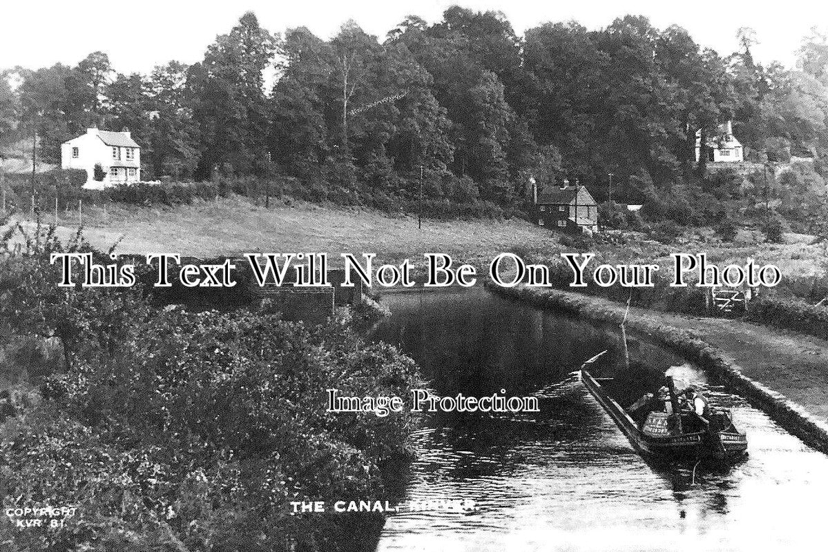 ST 1258 - The Canal, Kinver, Staffordshire c1937