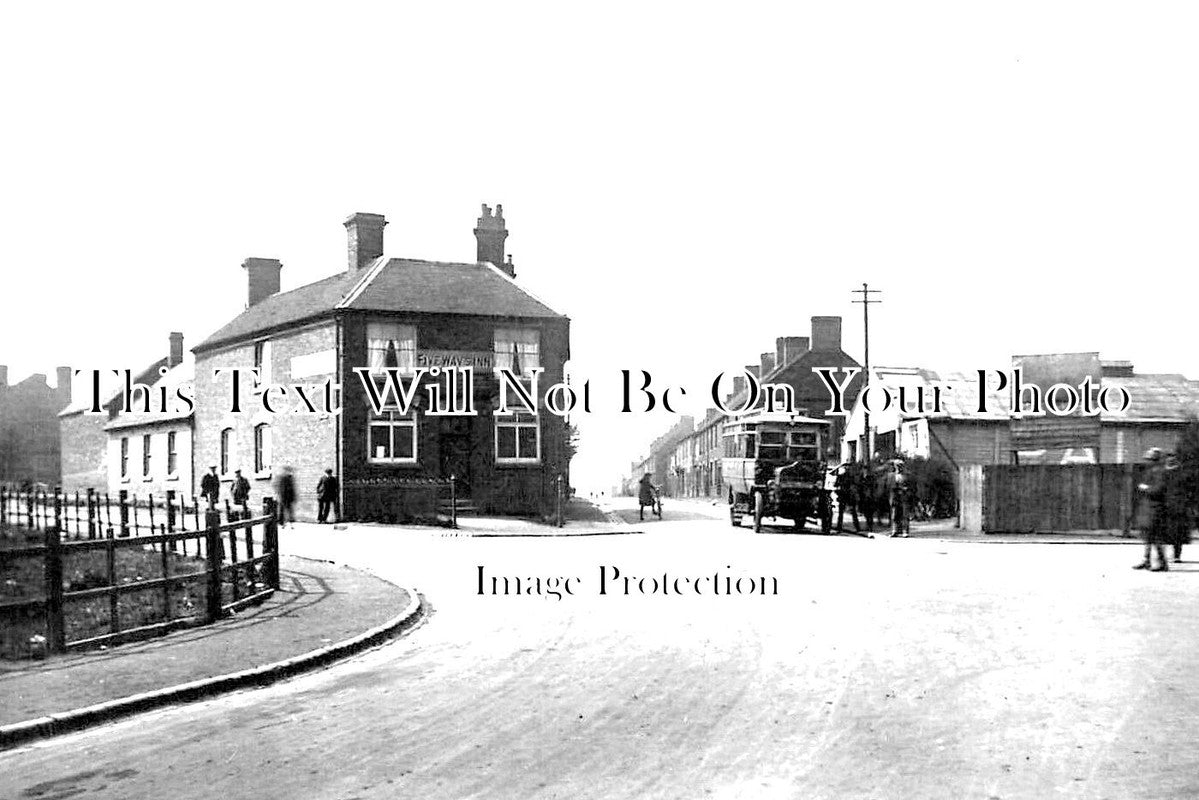 ST 1277 - The Five Ways Inn, Heath Hayes, Staffordshire c1932