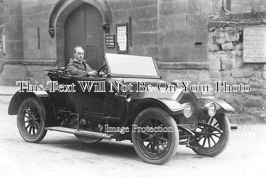 ST 1285 - Car Outside Tamworth Castle, Staffordshire