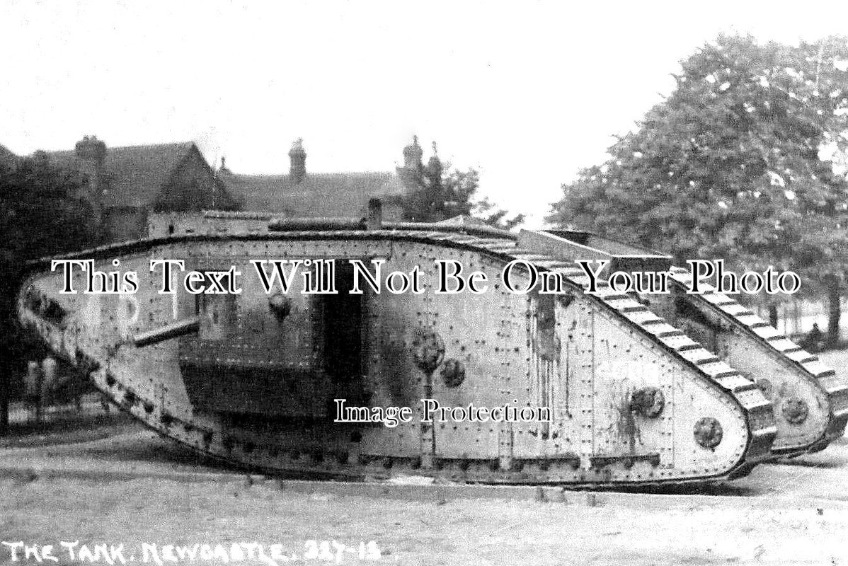 ST 1303 - WW1 Tank, Newcastle Under Lyme, Staffordshire