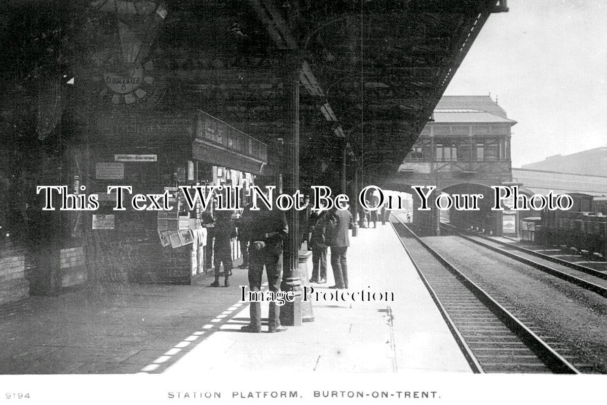 ST 1308 - Station Platform, Burton On Trent, Staffordshire