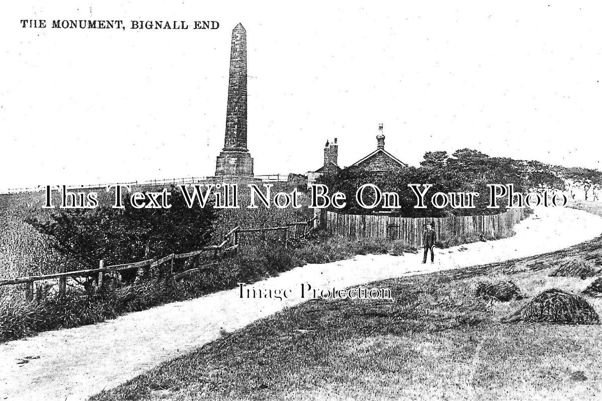 ST 1313 - The Monument, Bignall End, Staffordshire c1931