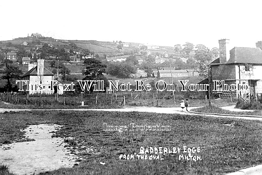 ST 1329 - Badderley Edge From The Oval, Milton, Staffordshire c1929