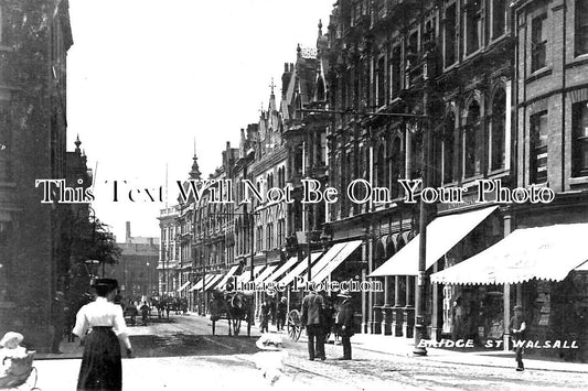 ST 1331 - Bridge Street, Walsall, Staffordshire c1909