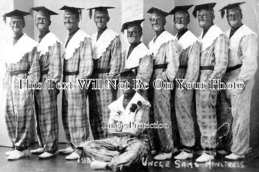 ST 1334 - Uncle Sams Minstrels, Queens Theatre, Burton On Trent, Staffordshire