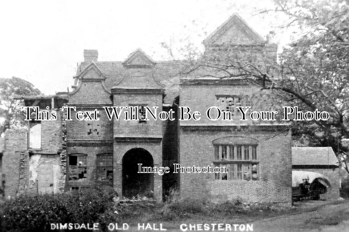 ST 1335 - Dimsdale Old Hall, Chesterton, Newcastle, Staffordshire
