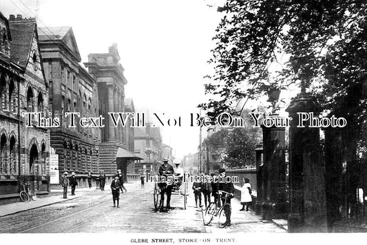 ST 1341 - Glebe Street, Stoke On Trent, Staffordshire c1924