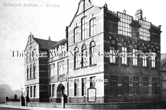 ST 1349 - Sutherland Institute, Longton, Stoke On Trent, Staffordshire