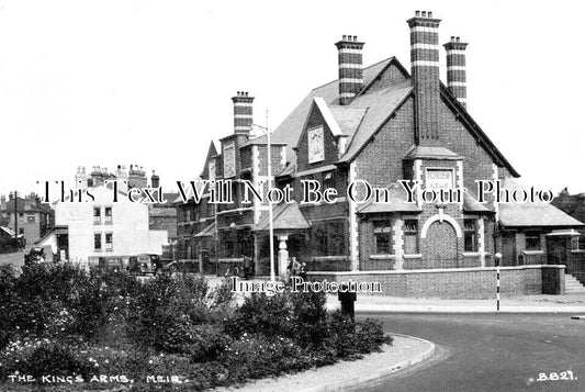 ST 1353 - The Kings Arms, Meir, Stoke On Trent, Staffordshire c1940