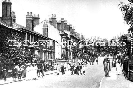 ST 1358 - Bath Road, Wolverhampton, Staffordshire c1906