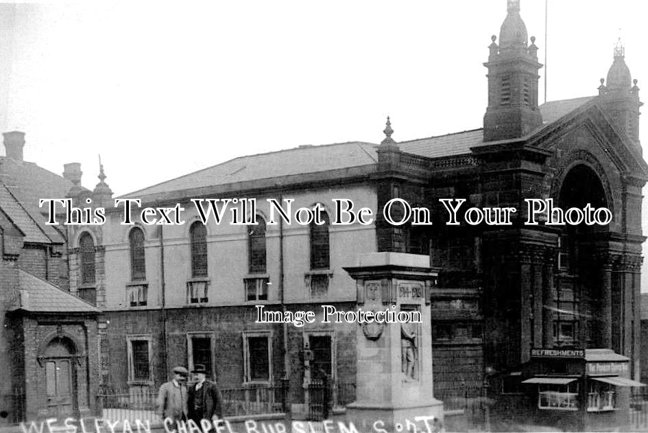 ST 1363 - Wesleyan Chapel, Burslem, Staffordshire c1926