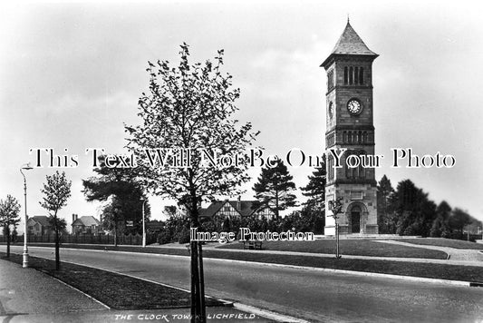 ST 137 - The Clock Tower, Lichfield, Staffordshire