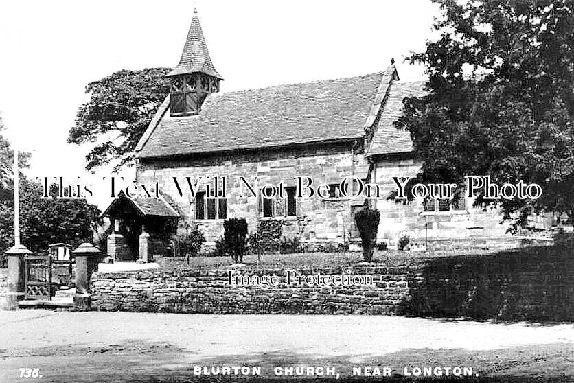 ST 1394 - Blurton Church Near Longton, Staffordshire c1920