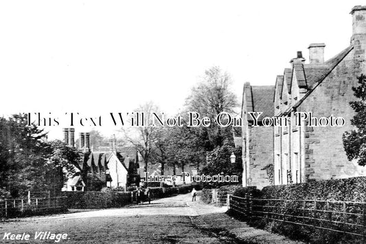 ST 1397 - Keele Village, Staffordshire