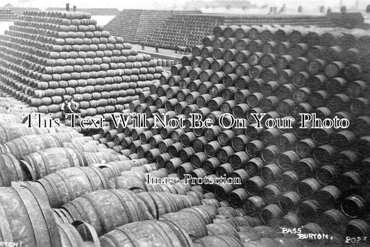 ST 1417 - Bass Brewery Beer Barrels, Burton On Trent, Staffordshire c1910