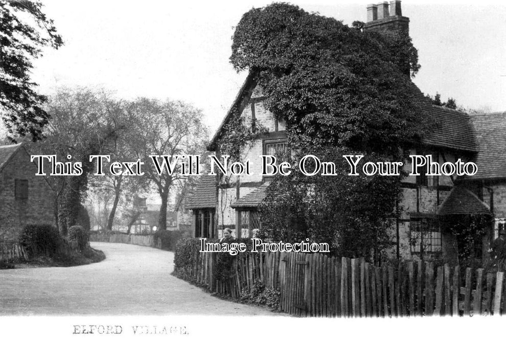 Elford ST 1425 - Elford Village, Staffordshire c1907 – JB Archive