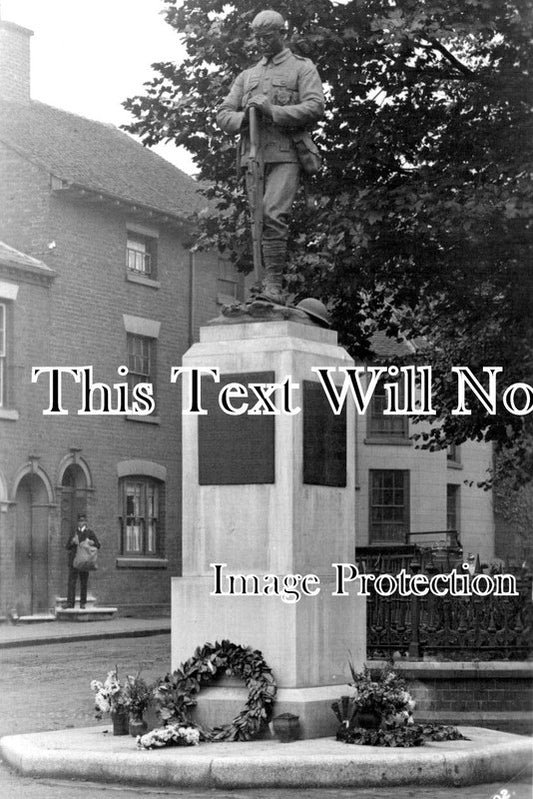 ST 1430 - Stone War Memorial, Staffordshire WW1