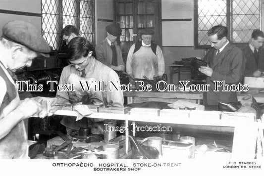 ST 1436 - Bootmakers Shop, Orthopaedic Hospital, Stoke On Trent