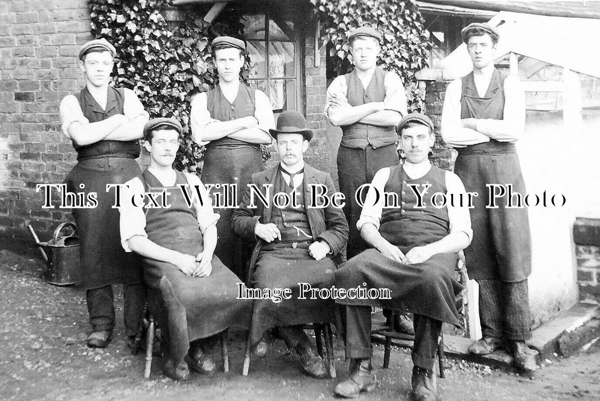 ST 1488 - Construction Workers, Great Haywood, Staffordshire c1906