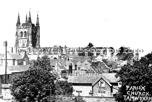 ST 1496 - Parish Church, Tamworth, Staffordshire